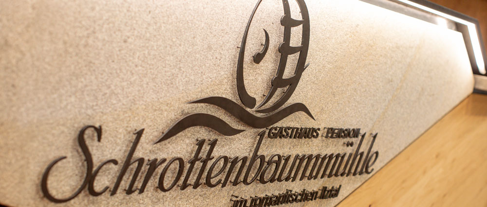 Gasthaus Pension Camping Schrottenbaummühle im Bayerischen Wald